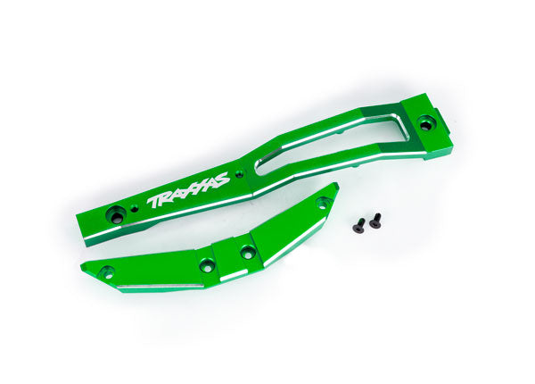 10221-GRN Traxxas Chassis brace, front (green-anodized)