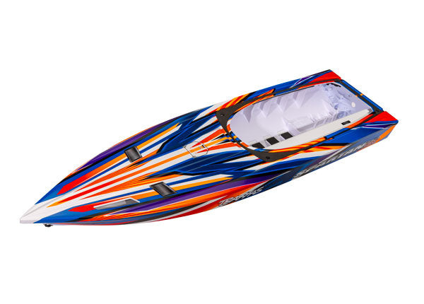 10315-ORNG Traxxas Hull, Spartan SR, orange graphics (fully assembled)