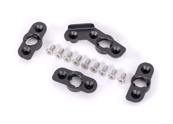 10317 Traxxas Hatch mounts (4)/ 3x8mm CCS (stainless) (9)