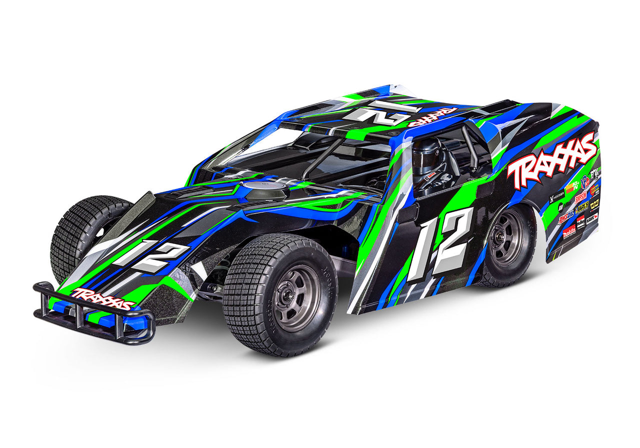 TRA104354-74 Traxxas 1/10 MudBoss BL-2S with Clipless Body - Green [in store : 21/06 - Online : 5/07]