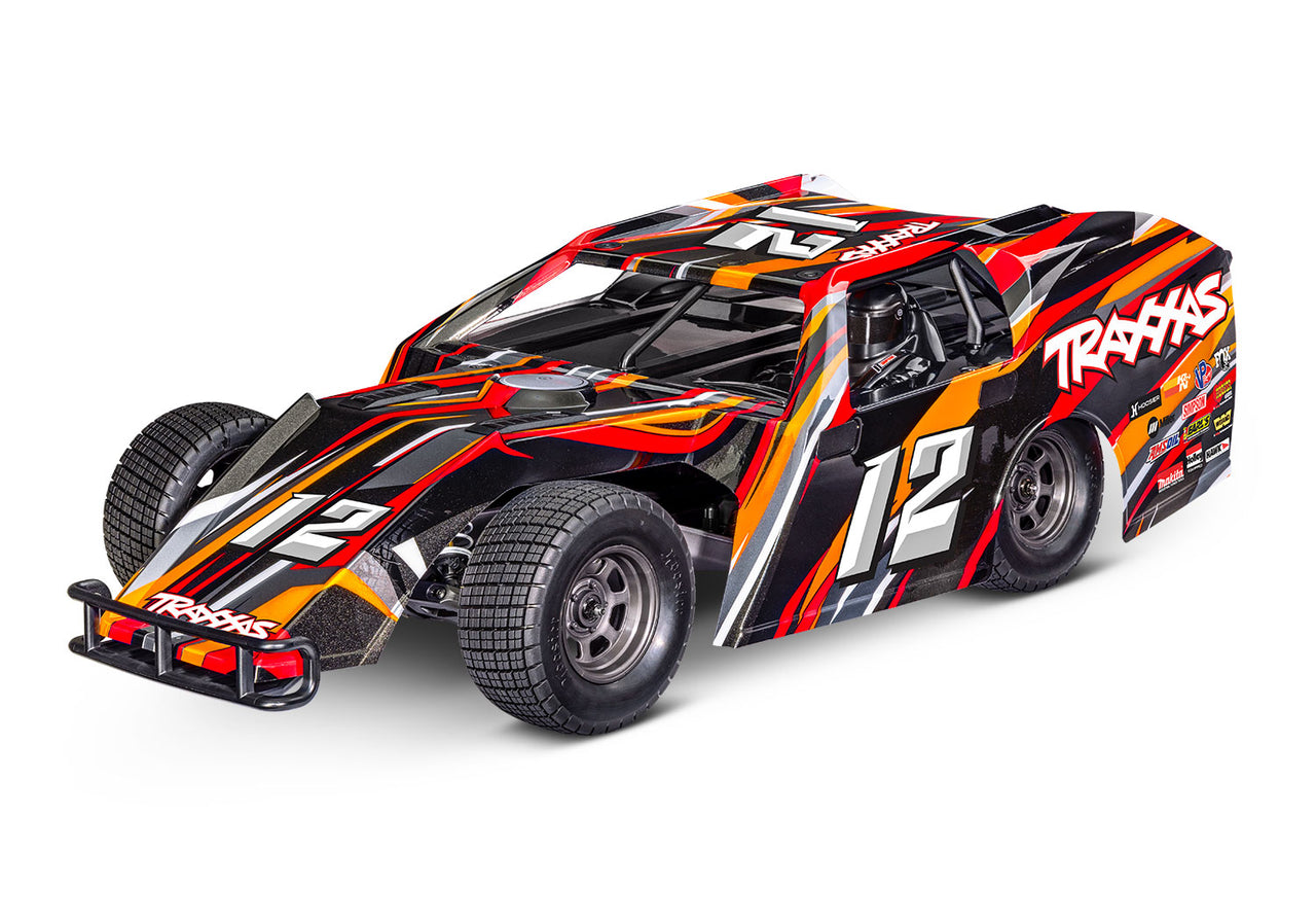 TRA104354-74 Traxxas 1/10 MudBoss BL-2S with Clipless Body - Orange [in store : 21/06 - Online : 5/07]