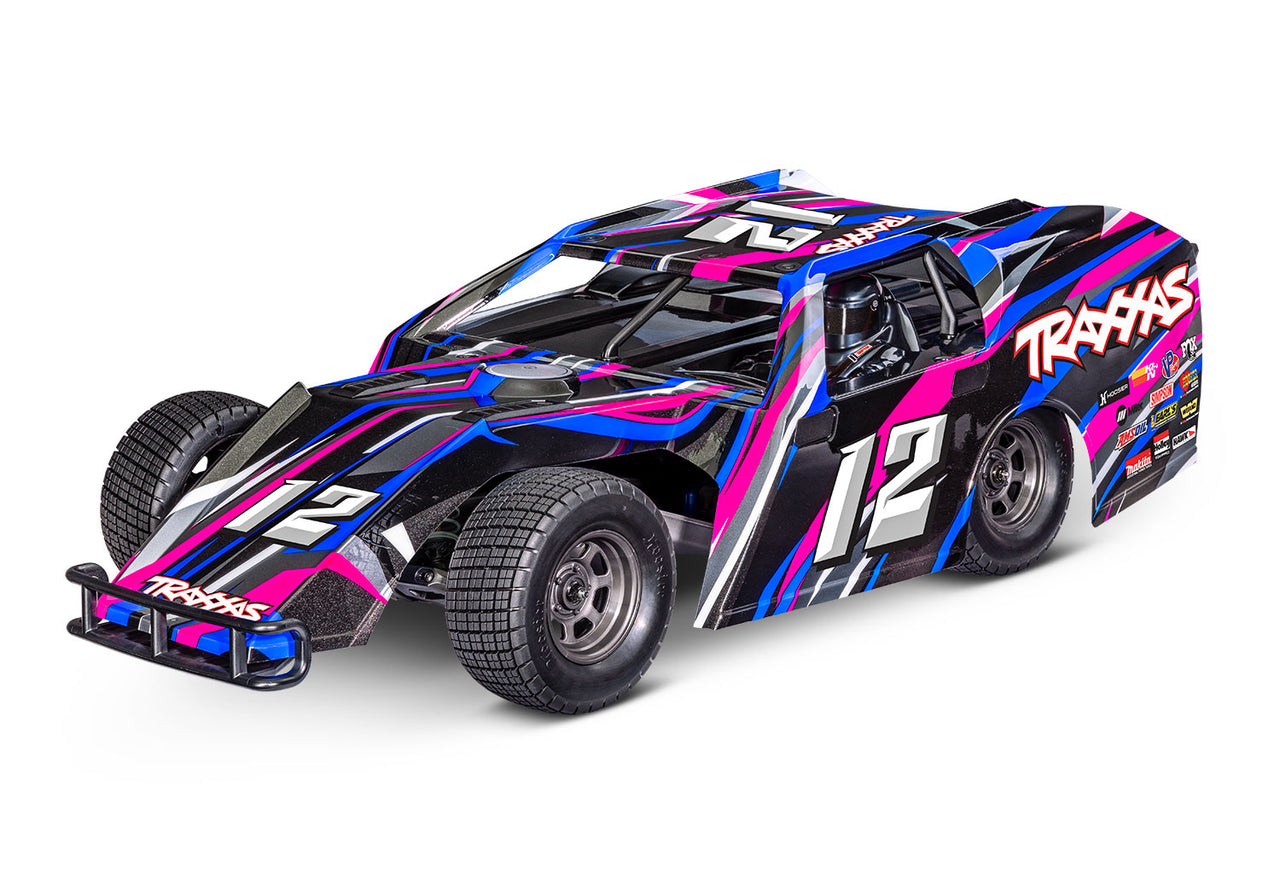 TRA104354-74 Traxxas 1/10 MudBoss BL-2S with Clipless Body - Pink [in store : 21/06 - Online : 5/07]