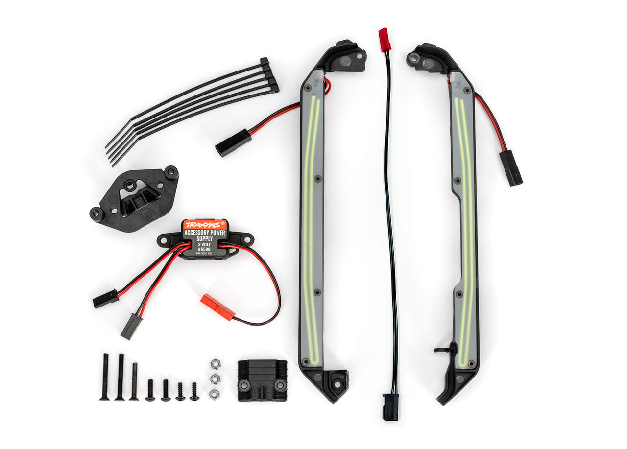 10590-GRN Traxxas Green Underbody LED Light Kit (4-Tec/Drift)