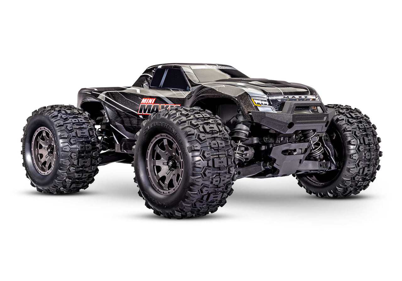 107154-1BLACK Traxxas Mini Maxx BL-2S - Black