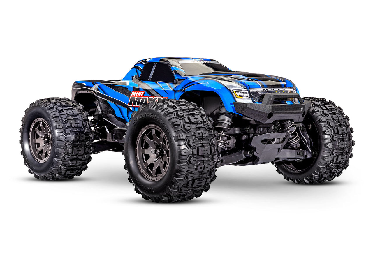 107154-1BLUE Traxxas Mini Maxx BL-2S - Blue