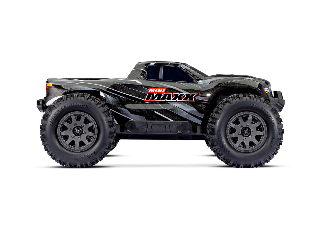 107154-1BLACK Traxxas Mini Maxx BL-2S - Black