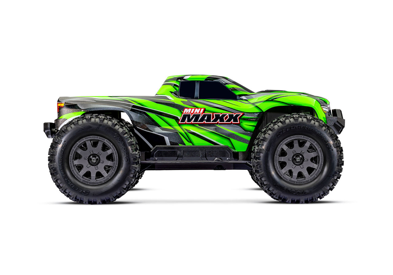 107154-1GREEN Traxxas Mini Maxx BL-2S - Vert