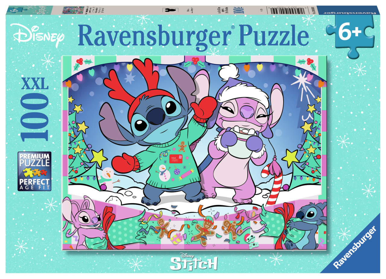 Disney Stitch Christmas 100-Piece Puzzle XXL