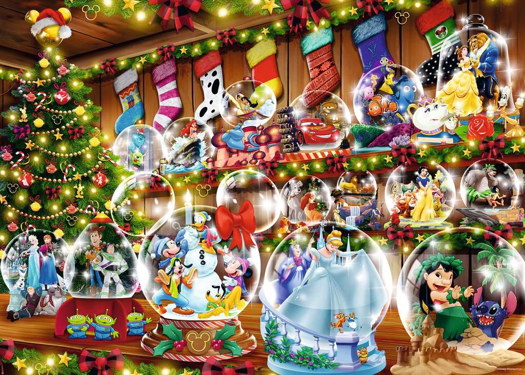 Disney Snowglobes 1000-Piece Puzzle