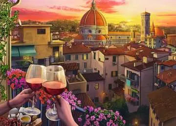 Cozy Wine Terrace 500-Piece Puzzle