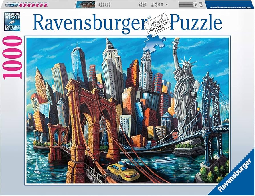 Bienvenue à New York Puzzle 1000 pièces Old Box