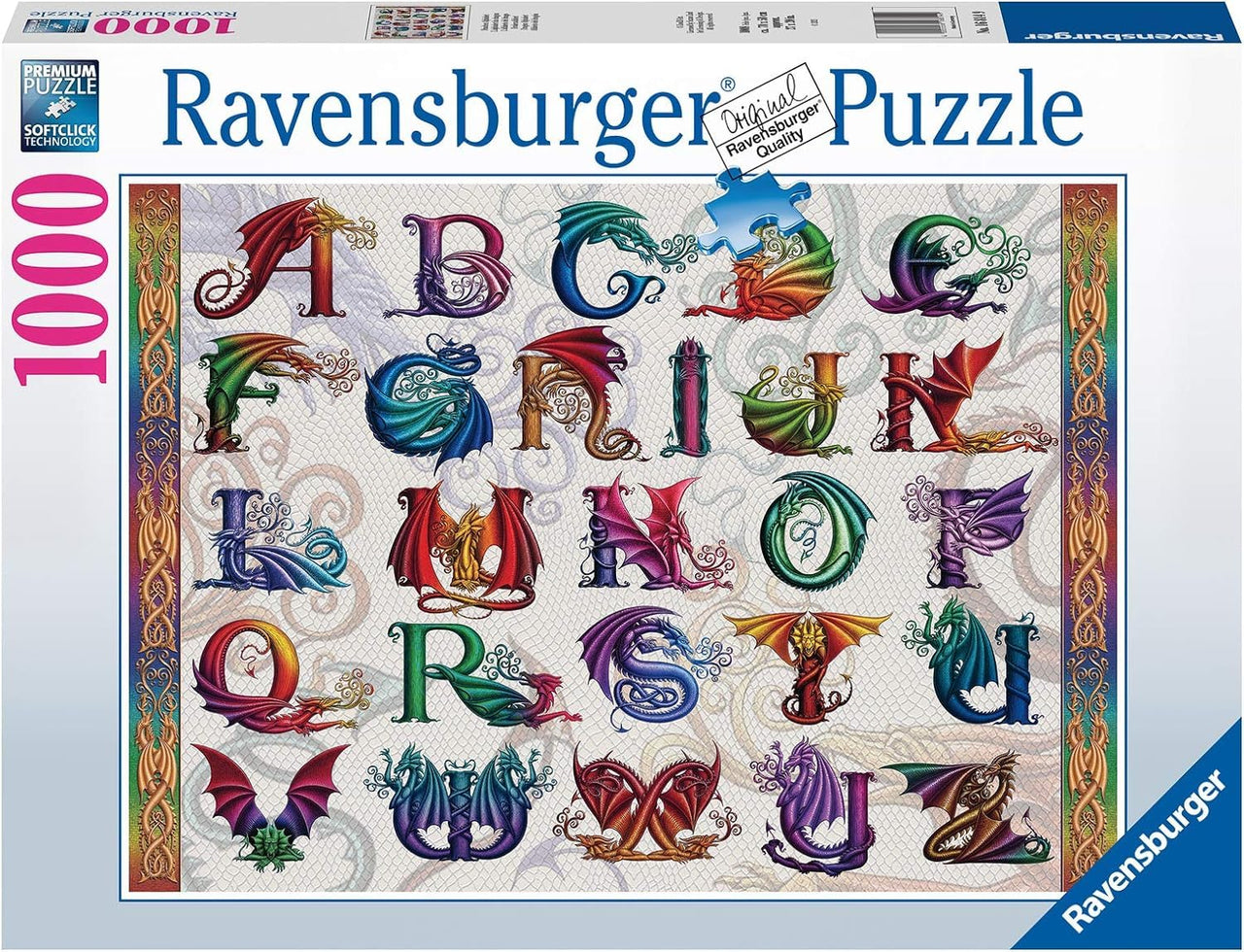 Dragon Alphabet 1000-Piece Puzzle