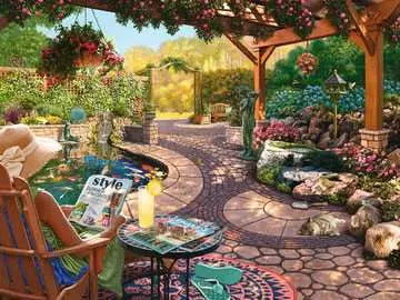 Cozy Backyard Bliss 750-Piece Puzzle