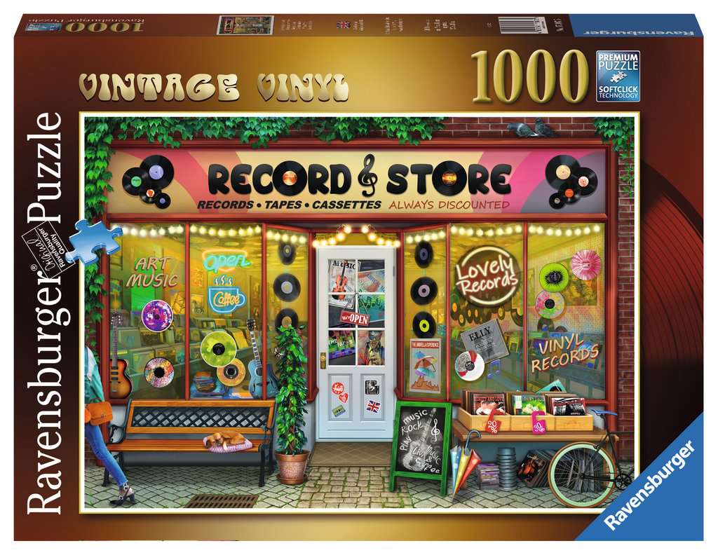 Vintage Vinyl 1000-Piece Puzzle