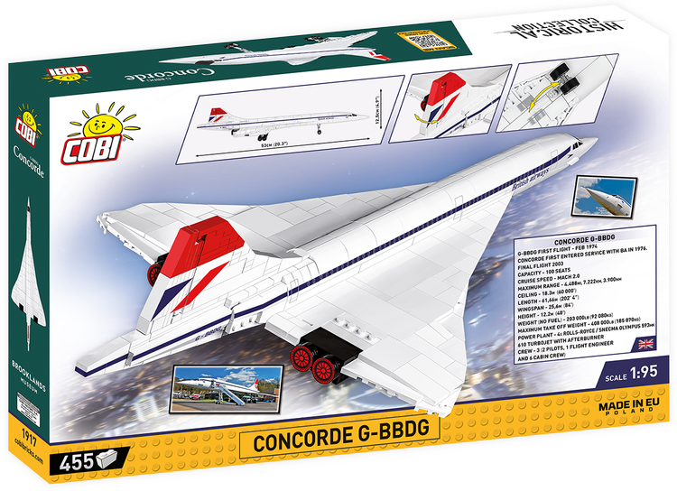 COBI-1917 Concorde G-BBDG Passenger Jet