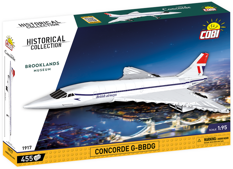 COBI-1917 Concorde G-BBDG Passenger Jet