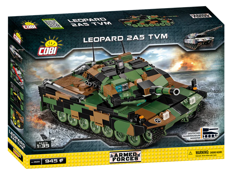 COBI-2620 COBI 945 pièces FORCES ARMÉES /2620/ LÉOPARD 2A5 TVM 