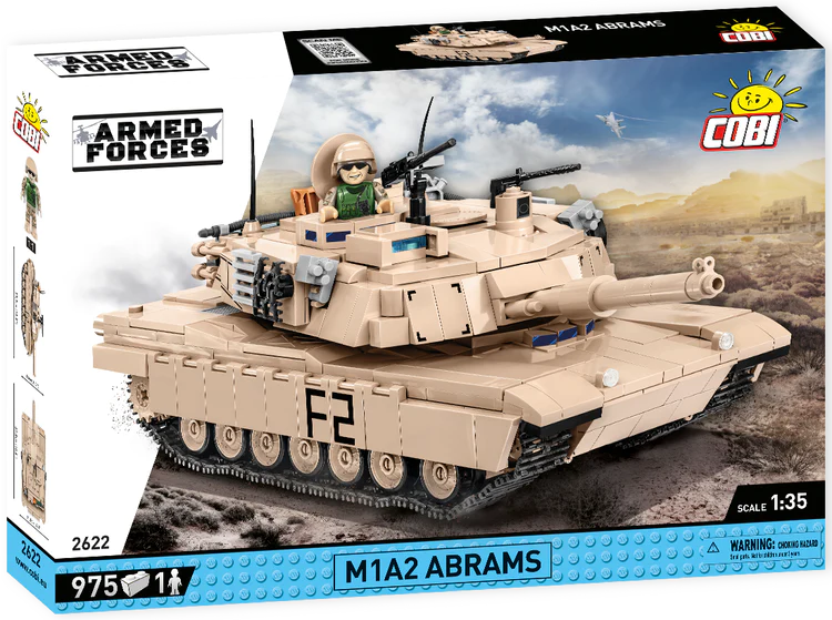 COBI-2622 COBI 975 PIÈCES FORCES ARMÉES /2622/ M1A2 ABRAMS