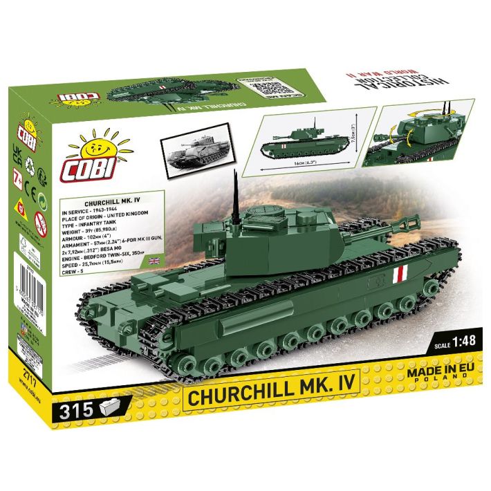 COBI-2717 COBI 315 PCS HC WWII /2717/ CHURCHILL MK.IV