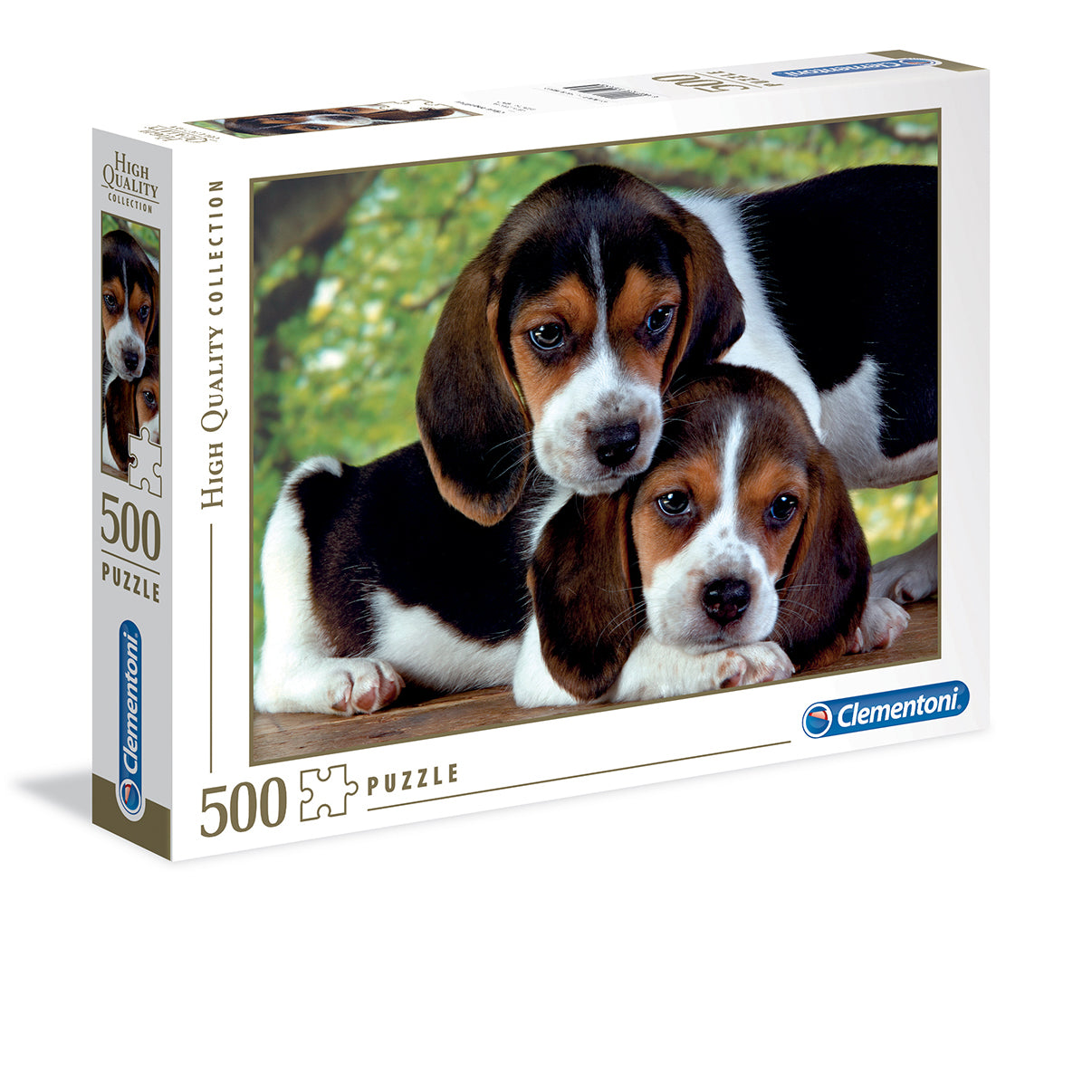 Puzzle de 500 pièces de chiots rapprochés