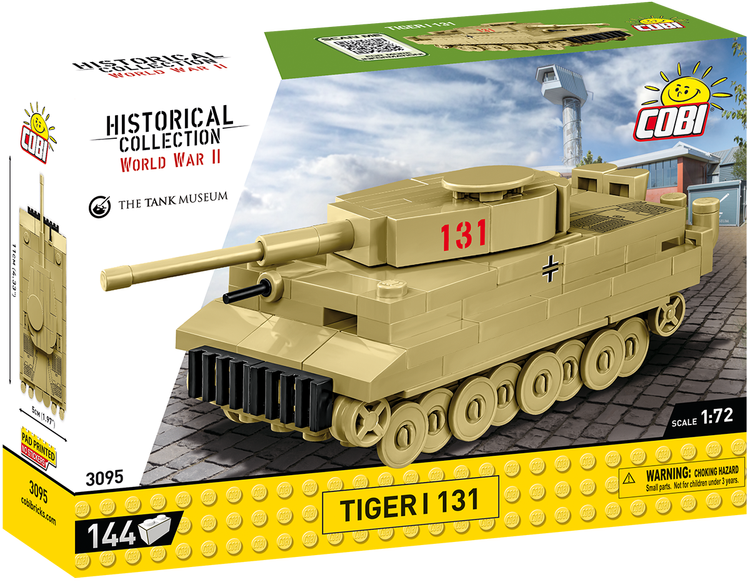 COBI- 3095 COBI Tiger I 131 Tank 1:72 Scale