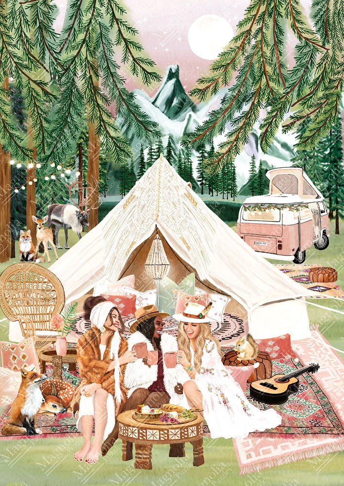 Camping - Sarah Reyes 1000-Piece Puzzle