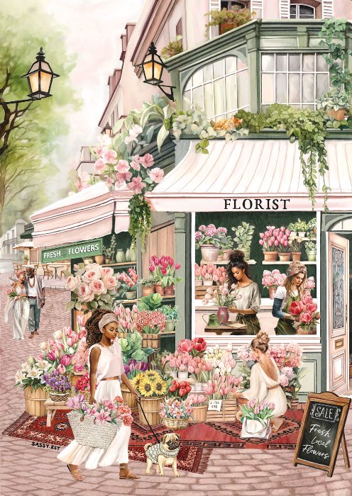 The Florist 1000-Piece Puzzle