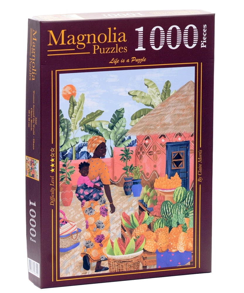 Ghana – Claire Morris 1000-Piece Puzzle