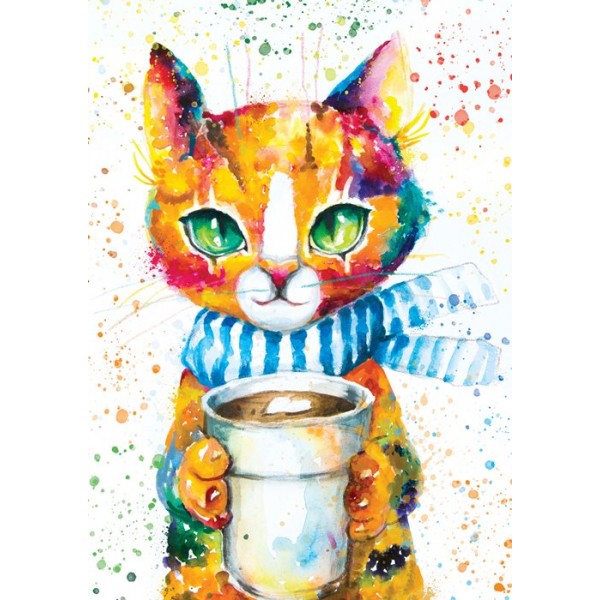 Colorful Cat 1000-Piece Puzzle