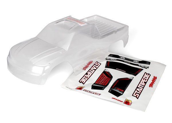3617 Traxxas Body, Stampede (clear, requires painting)