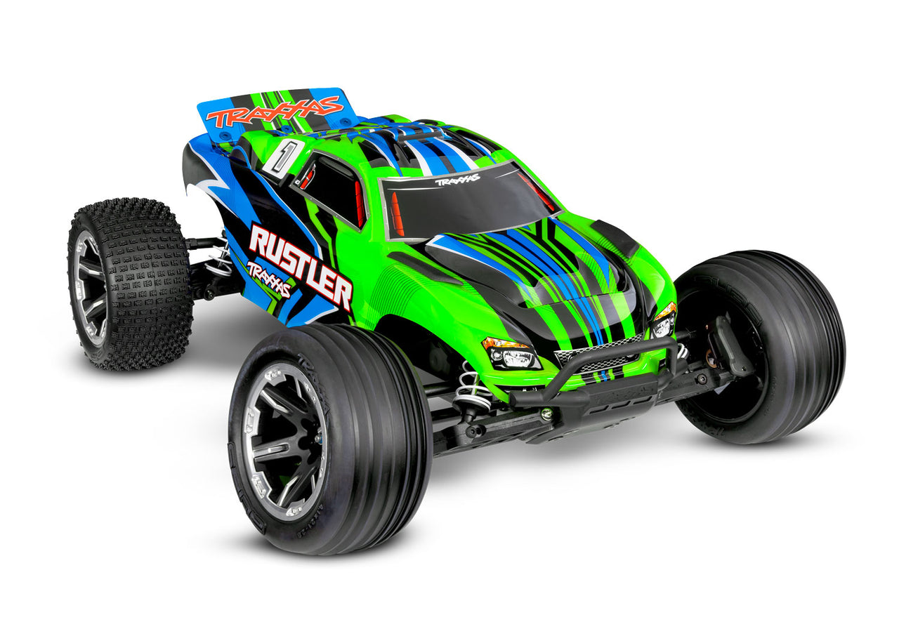 37254-8 Traxxas Rustler 1/10 Stadium Extreme Heavy Duty Truck - Green