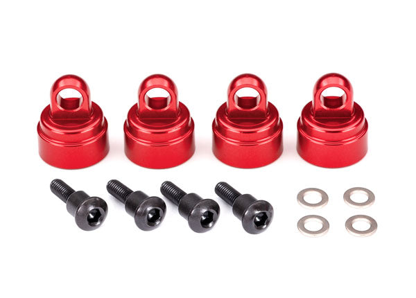 3767X Shock Caps Alum Red Anodized (4)