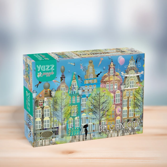 Puzzle 1000 pièces Ville belge