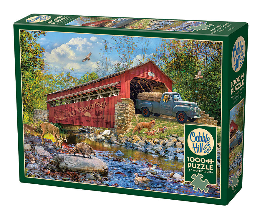 Bienvenue au puzzle de 1000 pièces de Cobble Hill Country