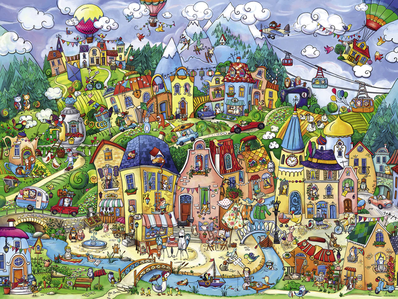 Happytown 1500-Piece Puzzle