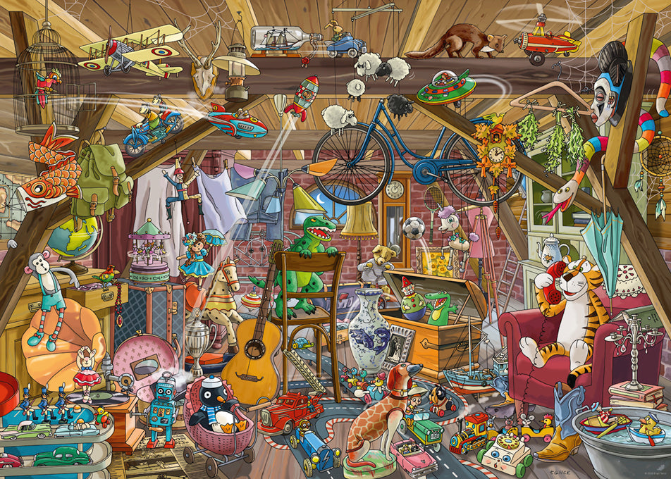 In the Attic 1000-Piece Puzzle