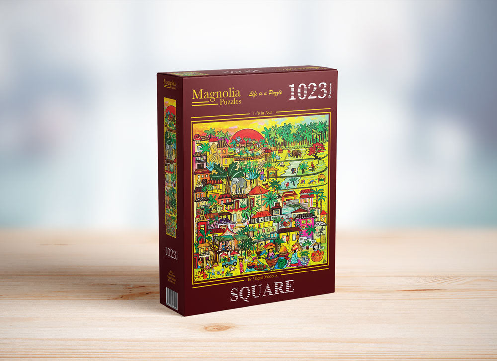 Life in Asia 1023-Piece Puzzle