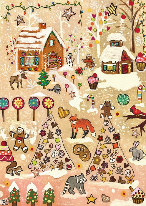 Gingerbread Wonderland 1000-Piece Puzzle