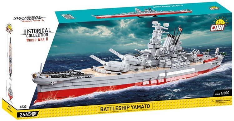 COBI-4833 COBI Battleship Yamato: Set #4833