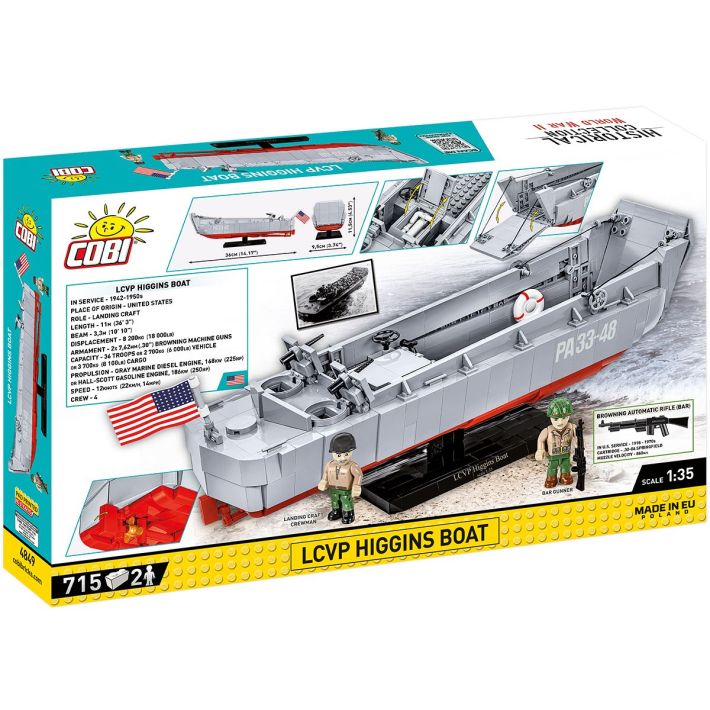 COBI-4849 LCVP Higgins Boat Landing Craft ***Damaged box***