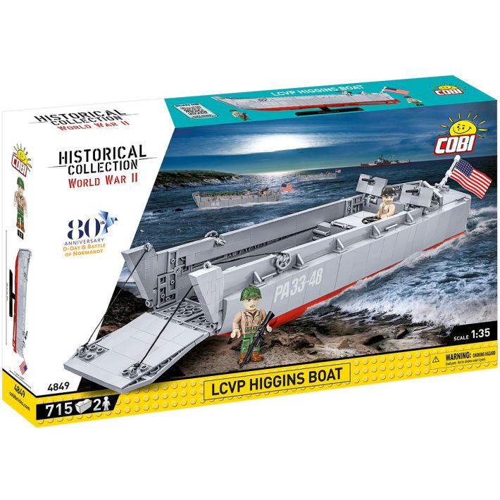 COBI-4849 LCVP Higgins Boat Landing Craft ***Damaged box***