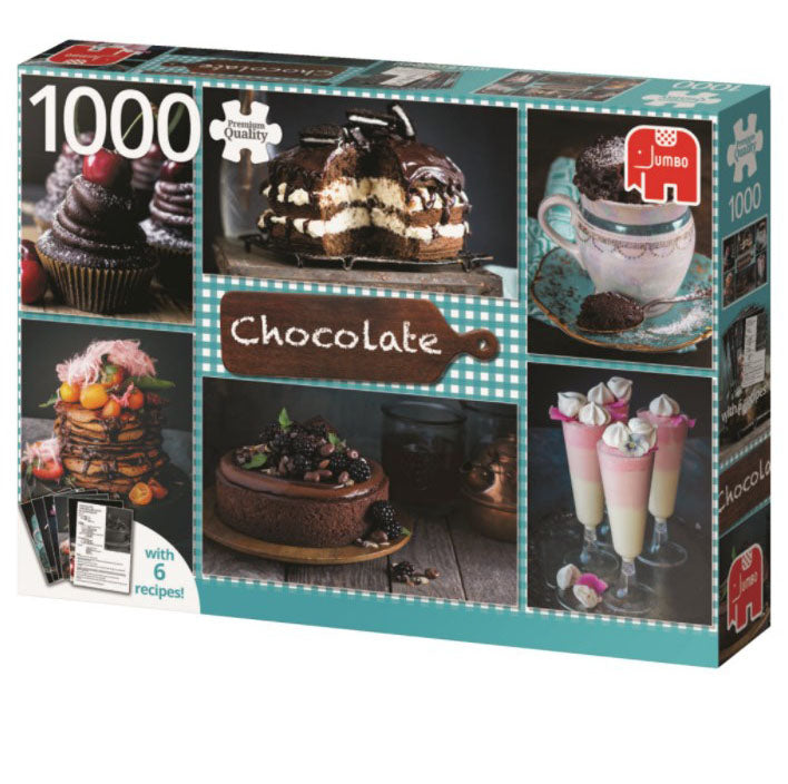 Chocolate + 6 Recipes 1000-Piece Puzzle