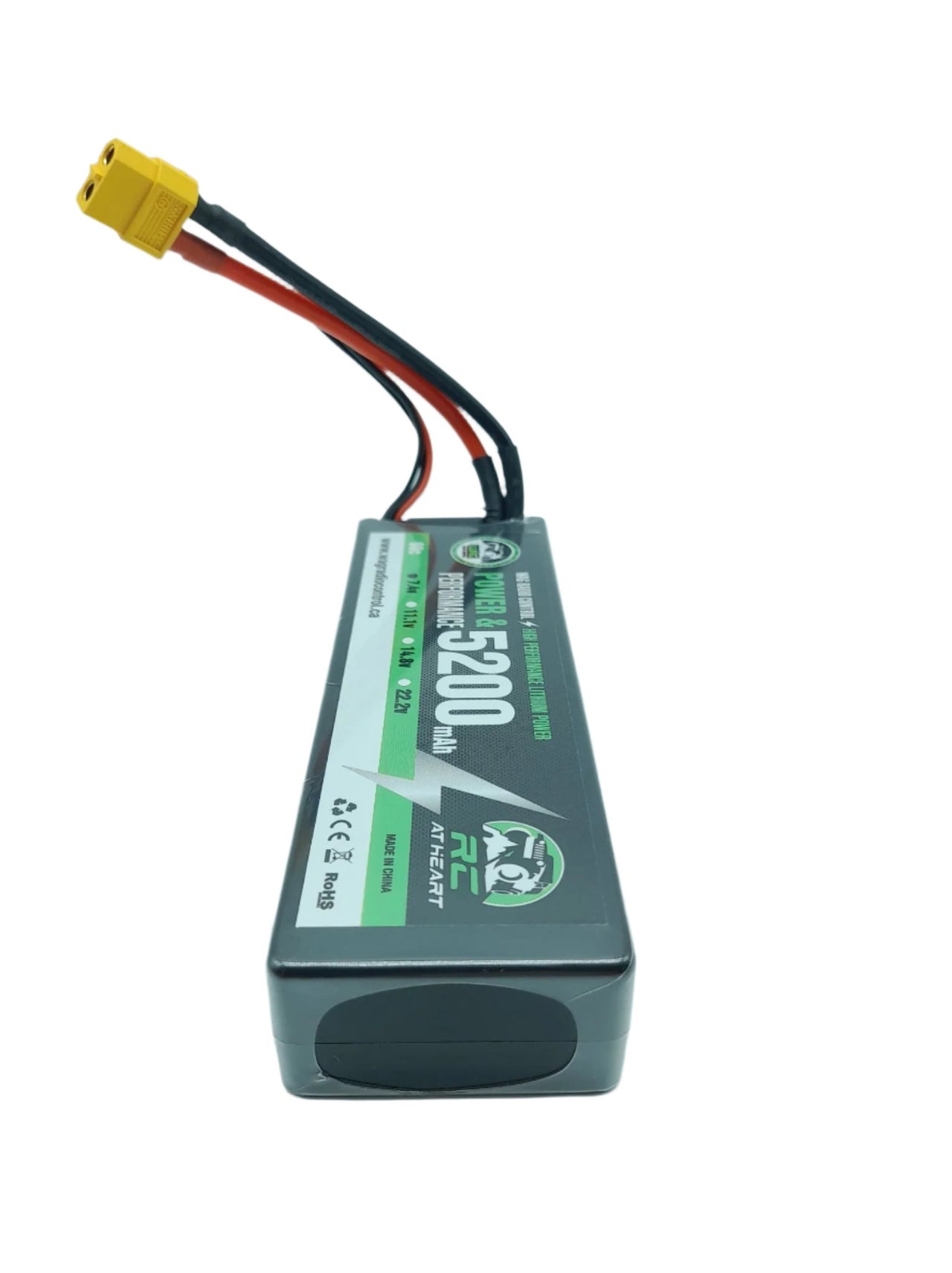 WAGB2S5260HX6 LiPo 2S 7.4V 5200mAh 60C XT60