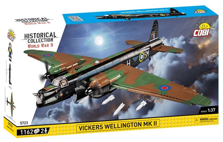 COBI-5723 Bombardier COBI Vickers Wellington MK II : ensemble #5723