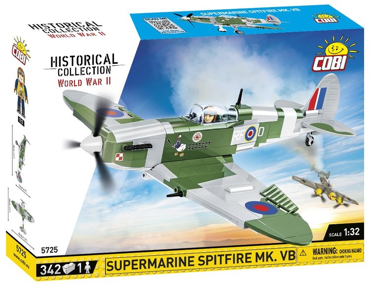 COBI-5725 COBI Supermarine Spitfire MK. VB: Conjunto #5725