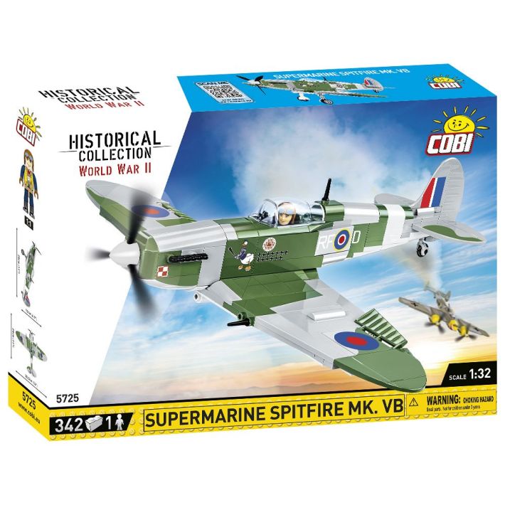 COBI-5725 COBI Supermarine Spitfire MK. VB: Set #5725 ***DAMAGED BOX***