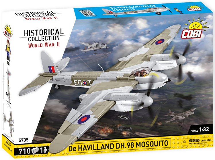 COBI-5735 COBI De Havilland DH-98 Mosquito: Set #5735