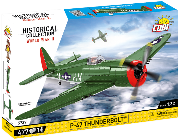 COBI-5737 COBI P-47 Thunderbolt Plane