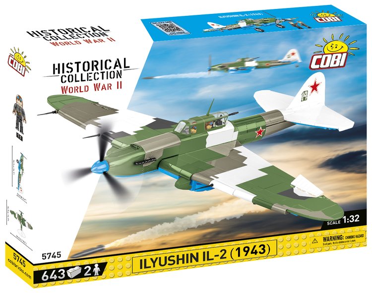 COBI-5745 COBI Ilyushin IL-2 (1943): Conjunto #5745