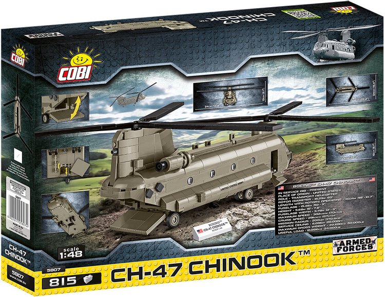 COBI-5807 COBI CH-47 Chinook Helicopter: Set #5807